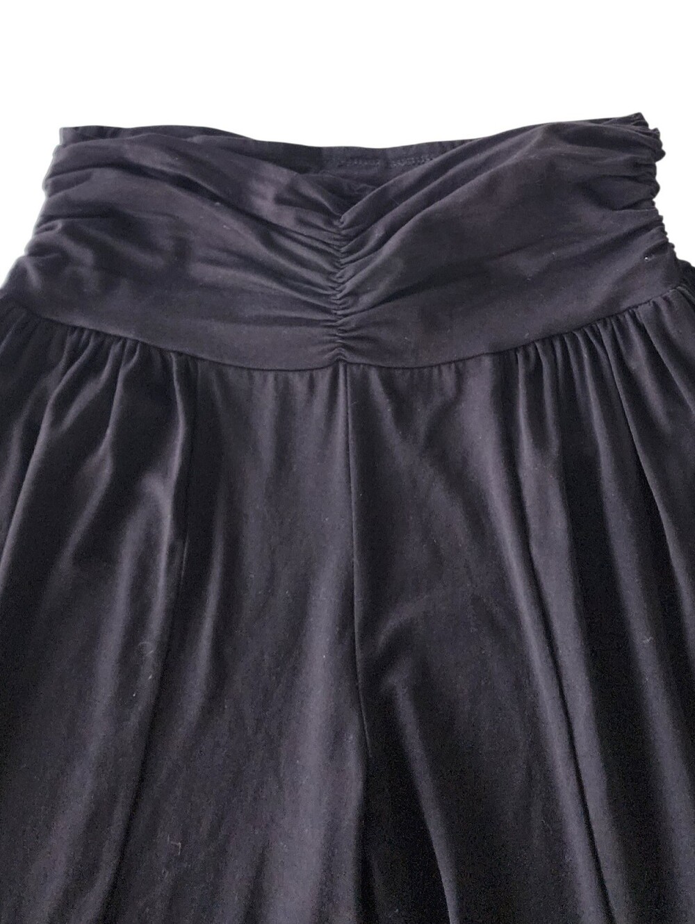 Black Tiered Wide-Leg Pants - Women's - Picture 7 of 13
